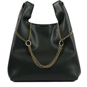Street Level Handbag with Gold chain strap